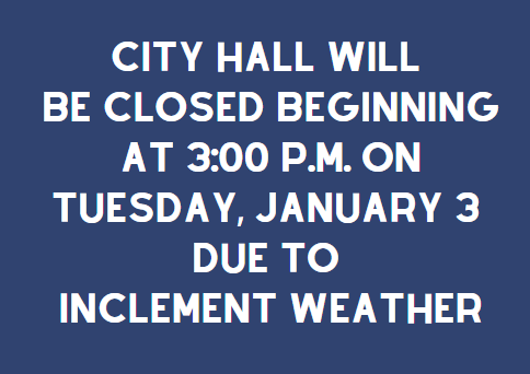 City Hall Closing