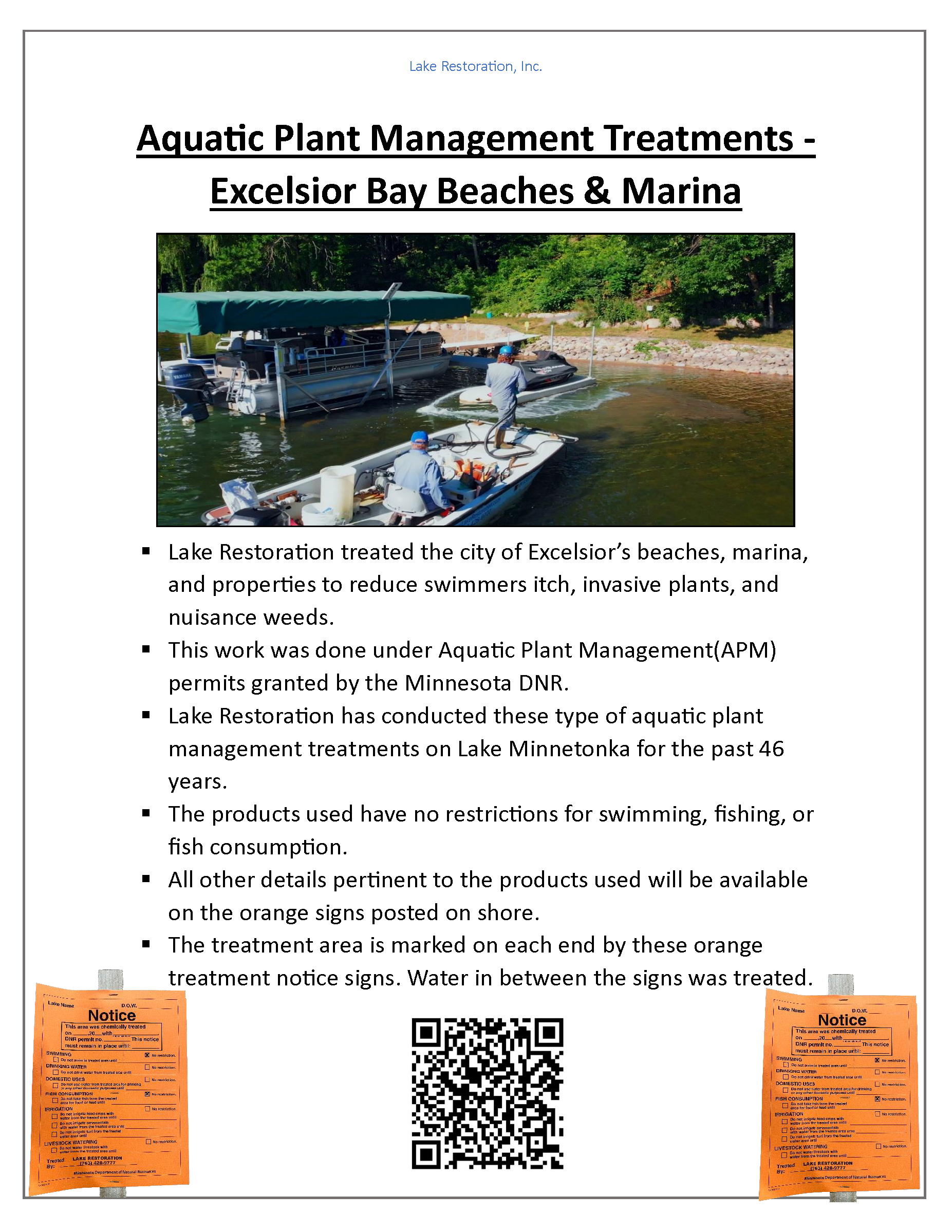 Aquatic Plant Management Treatments 2